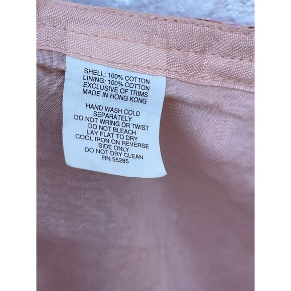 Express Womens Embroidery Sequined Wrap Floral Skirt Pink Sz 10 - Picture 10 of 11